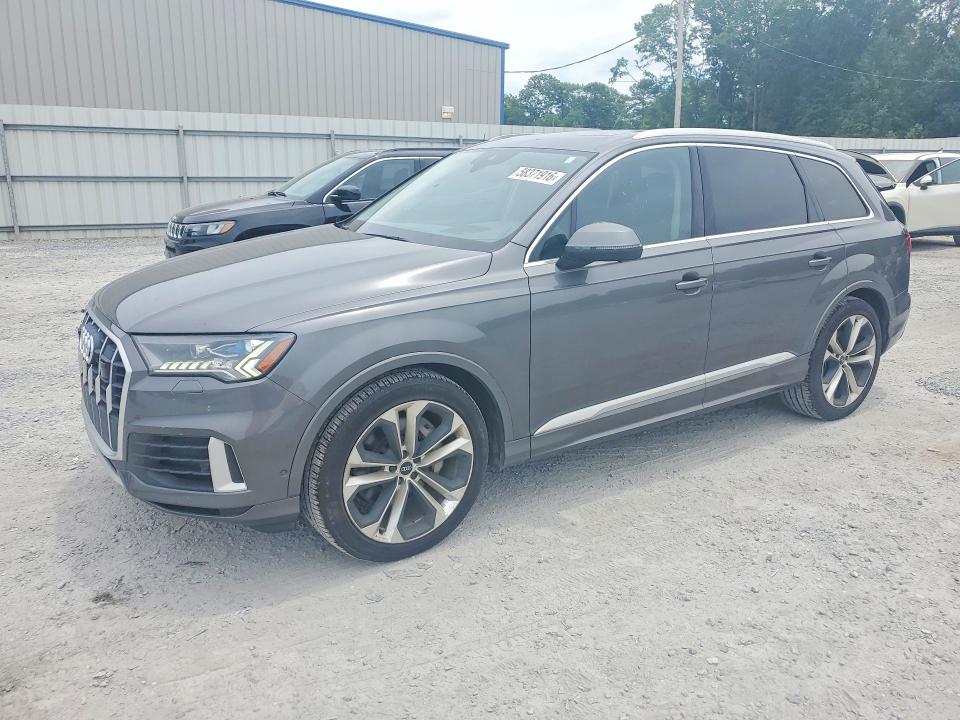 58371916 :رقم المزاد ، WA1VXAF77MD026986 vin ، 2021 Audi Q7 مزاد بيع