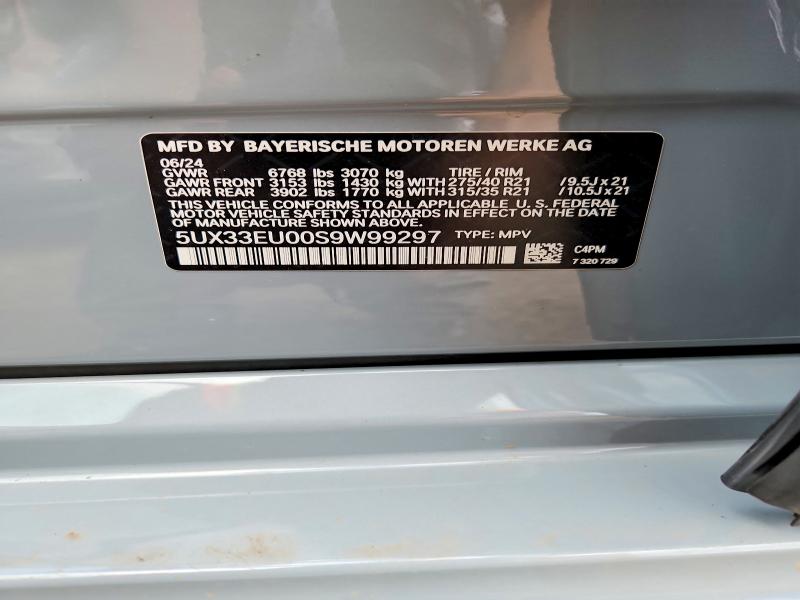 Aukcja sprzedaży 2025 Bmw X5, vin: 5UX33EU00S9W99297, numer aukcji: 56478076