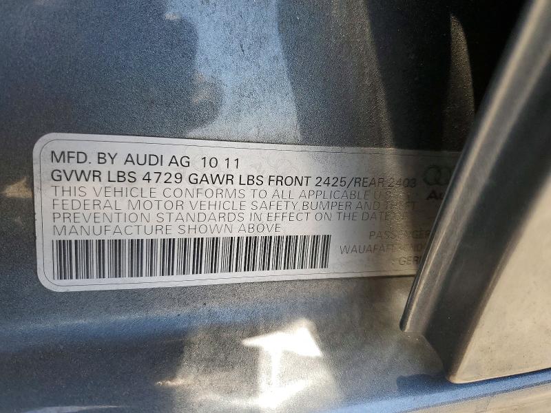 Продажа на аукционе авто 2012 Audi A4, vin: WAUAFAFL3CN012027, номер лота: 55469116