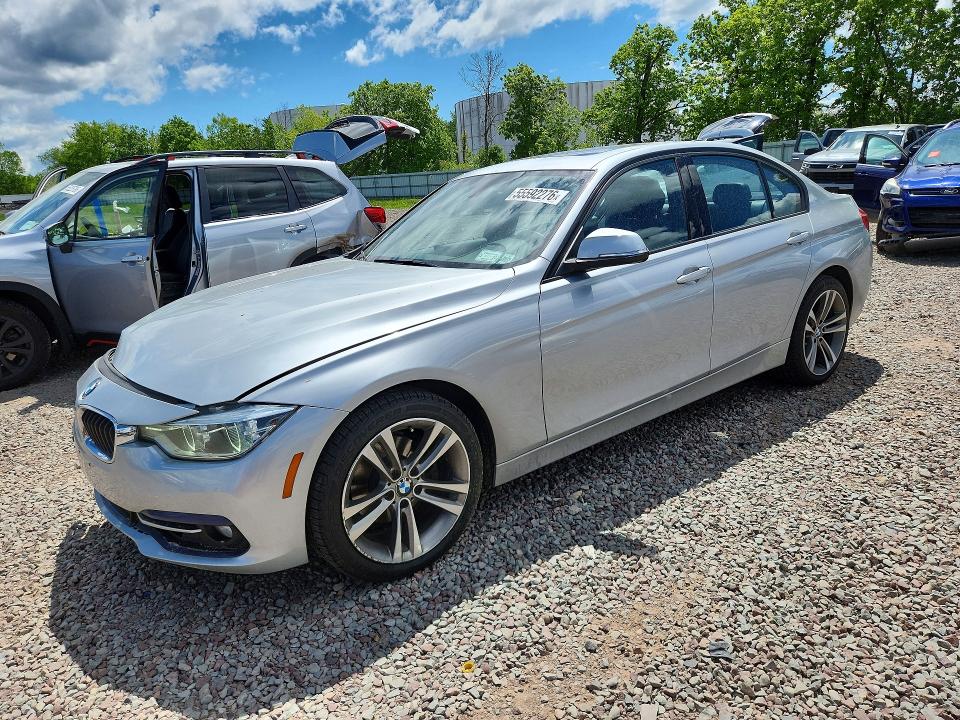 2018 Bmw 330 მანქანა იყიდება აუქციონზე, vin: WBA8D9C50JA614168, აუქციონის ნომერი: 55592276