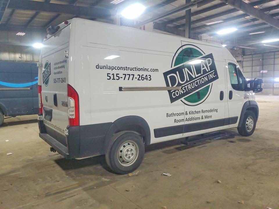 2020 Ram Promaster 2500 მანქანა იყიდება აუქციონზე, vin: 3C6TRVDG3LE114553, აუქციონის ნომერი: 54863116