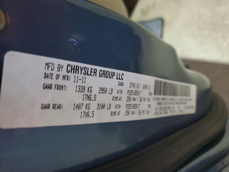 2012 Chrysler Town & Country მანქანა იყიდება აუქციონზე, vin: 2C4RC1GG0CR175091, აუქციონის ნომერი: 58291196