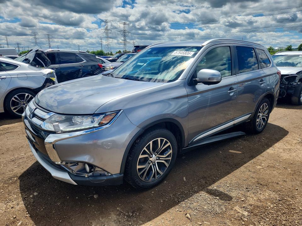 57946806 :رقم المزاد ، JA4AD3A32HZ070846 vin ، 2017 Mitsubishi Outlander مزاد بيع