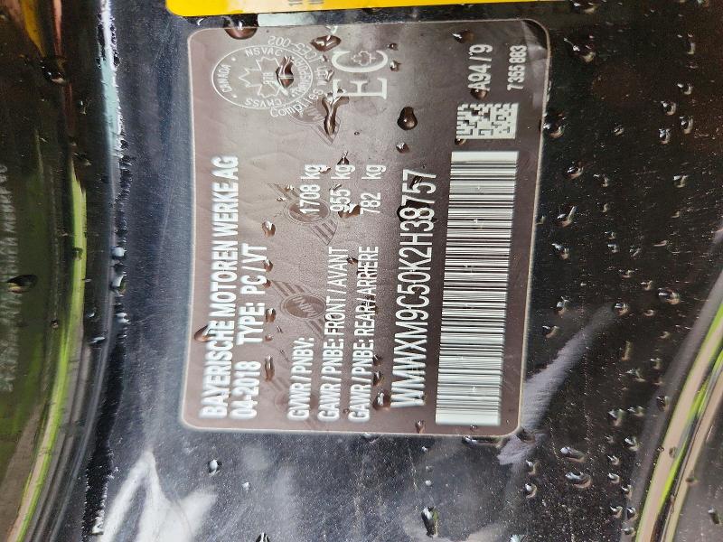 Продажа на аукционе авто 2019 Mini Cooper, vin: WMWXM9C50K2H38757, номер лота: 49598696