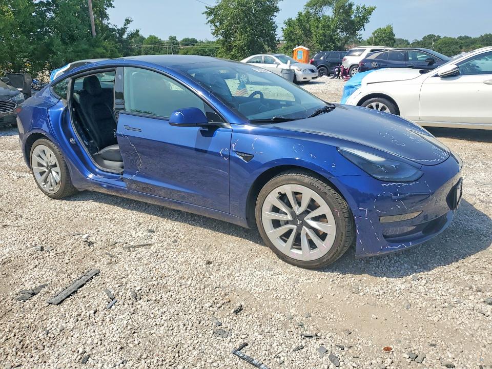 2022 Tesla Model 3 მანქანა იყიდება აუქციონზე, vin: 5YJ3E1EA3NF190231, აუქციონის ნომერი: 58484066
