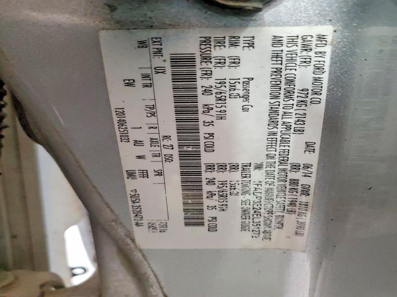 Продажа на аукционе авто 2014 Ford Focus, vin: 1FADP3E24EL351272, номер лота: 55876336