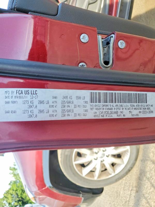 Продажа на аукционе авто 2018 Jeep Cherokee, vin: 1C4PJMCB2JD610069, номер лота: 56628906