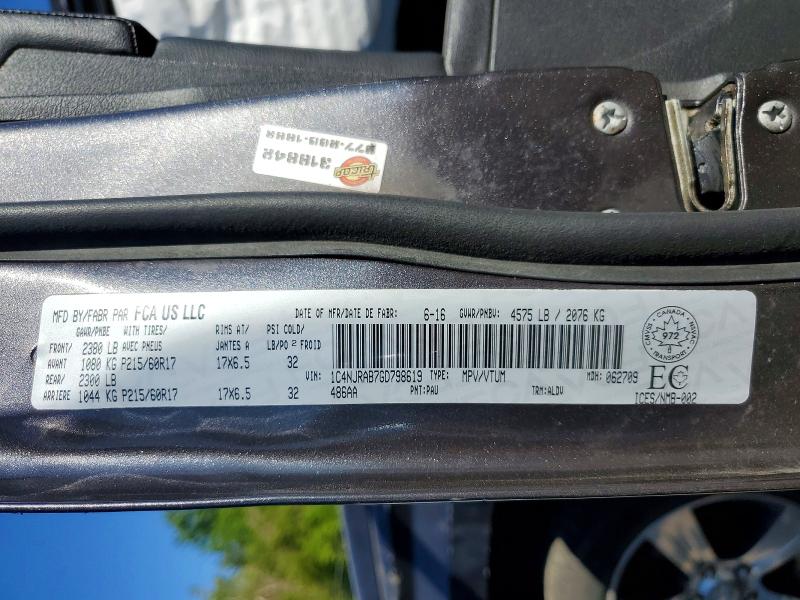 55329816 :رقم المزاد ، 1C4NJRAB7GD798619 vin ، 2016 Jeep Patriot مزاد بيع