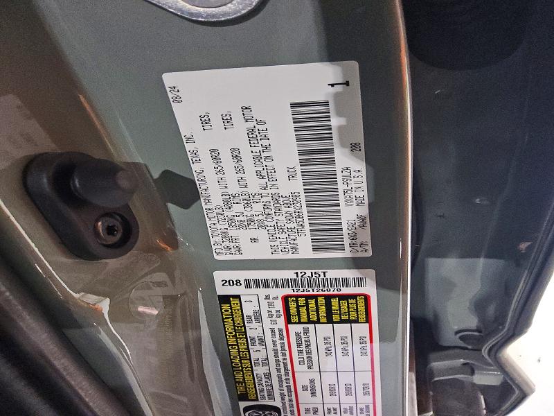 56993326 :رقم المزاد ، 5TFWA5DB6RX230985 vin ، 2024 Toyota Tundra مزاد بيع