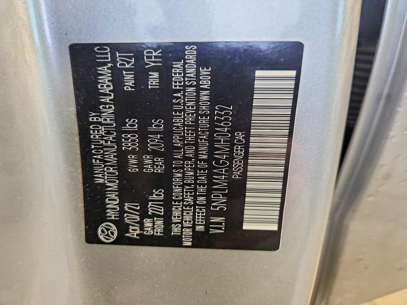 2021 Hyundai Elantra მანქანა იყიდება აუქციონზე, vin: 5NPLM4AG4MH046332, აუქციონის ნომერი: 55437706