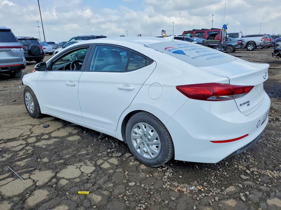 56795296 :رقم المزاد ، 5NPD74LF6HH192916 vin ، 2017 Hyundai Elantra مزاد بيع