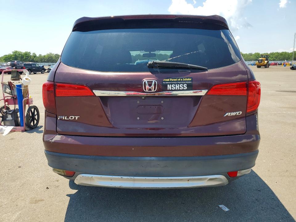 74516315 :رقم المزاد ، 5FNYF6H52GB003918 vin ، 2016 Honda Pilot مزاد بيع