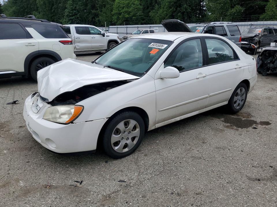 Продажа на аукционе авто 2005 Kia Spectra, vin: KNAFE121855139338, номер лота: 59355806