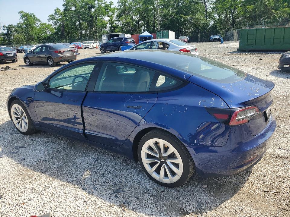2022 Tesla Model 3 მანქანა იყიდება აუქციონზე, vin: 5YJ3E1EA3NF190231, აუქციონის ნომერი: 58484066