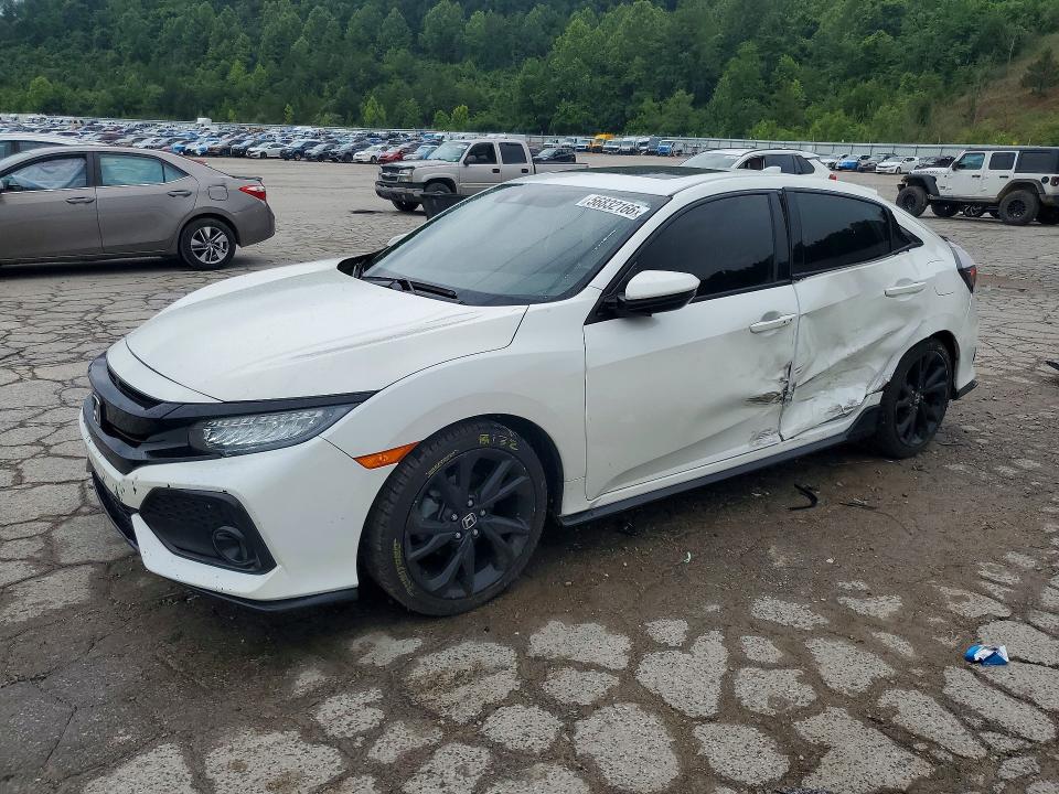 56832166 :رقم المزاد ، SHHFK7H90JU411125 vin ، 2018 Honda Civic مزاد بيع
