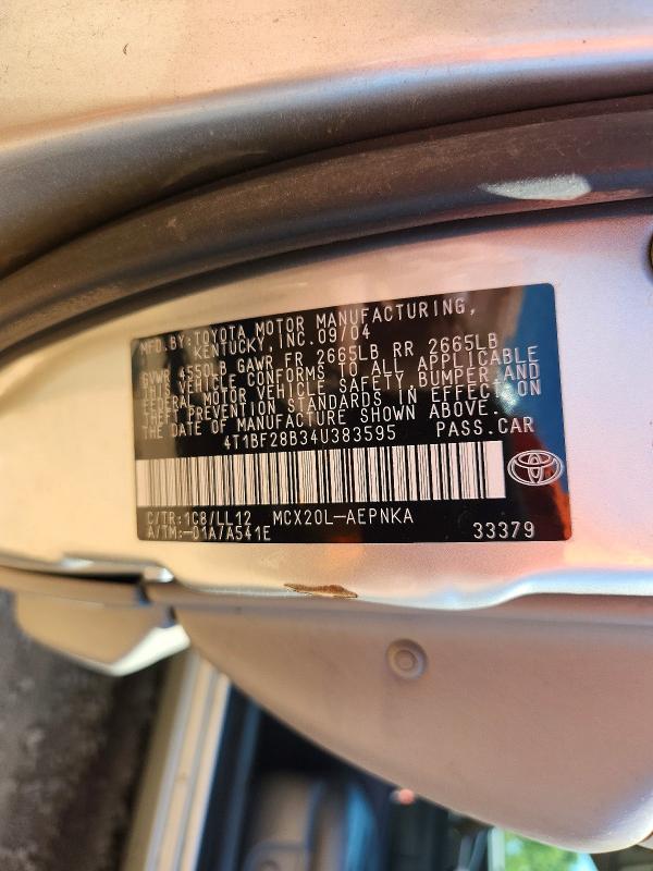 Продажа на аукционе авто 2004 Toyota Avalon, vin: 4T1BF28B34U383595, номер лота: 56453236