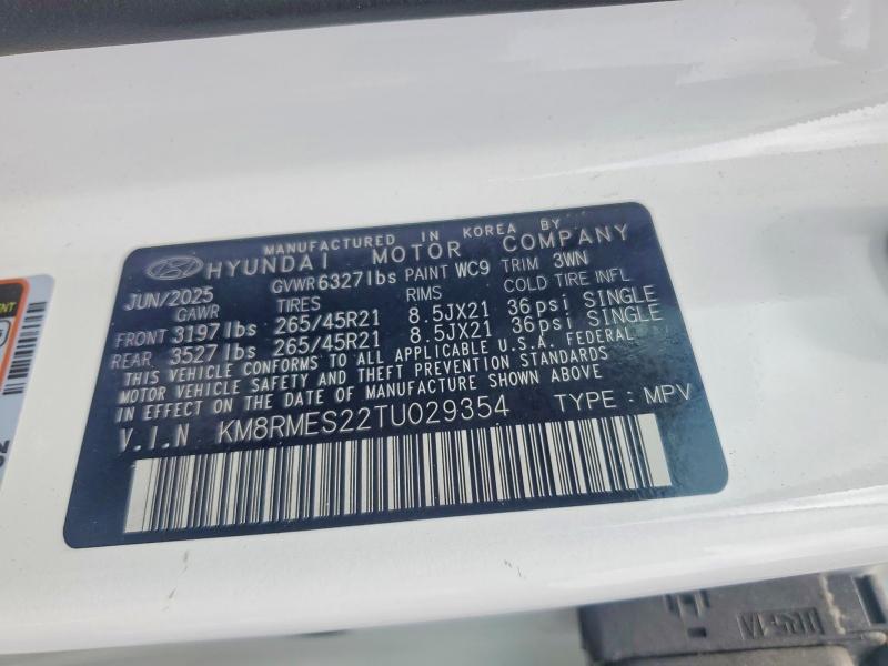 Продажа на аукционе авто 2026 Hyundai Palisade, vin: KM8RMES22TU029354, номер лота: 57414436