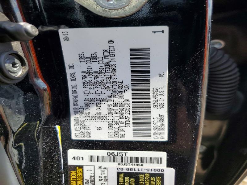 2014 Toyota Tundra მანქანა იყიდება აუქციონზე, vin: 5TFDW5F12EX323610, აუქციონის ნომერი: 57465956