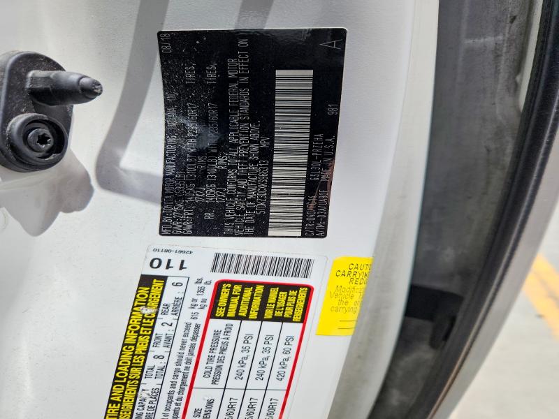 55943016 :رقم المزاد ، 5TDKZ3DCXKS966313 vin ، 2019 Toyota Sienna مزاد بيع