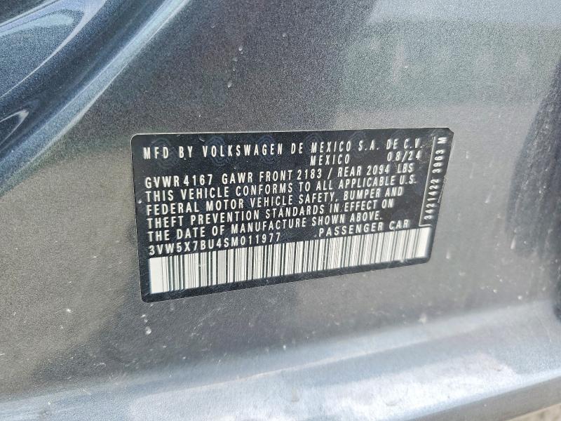Aukcja sprzedaży 2025 Volkswagen Jetta, vin: 3VW5X7BU4SM011977, numer aukcji: 56513346