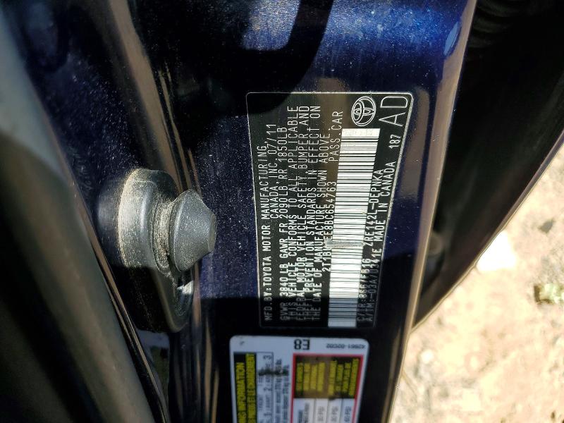 Продажа на аукционе авто 2011 Toyota Corolla, vin: 2T1BU4EE8BC654763, номер лота: 57310586