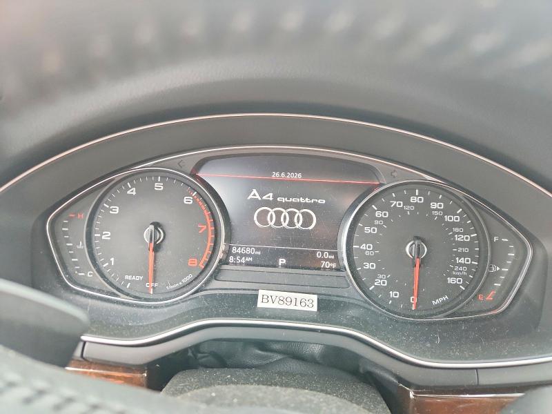 Продаж на аукціоні авто 2018 Audi A4, vin: WAUENAF42JN009940, номер лоту: 58347376