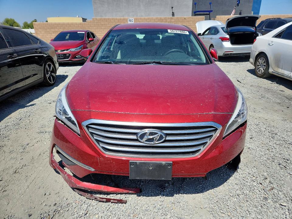 58727886 :رقم المزاد ، 5NPE24AF4FH137092 vin ، 2015 Hyundai Sonata مزاد بيع
