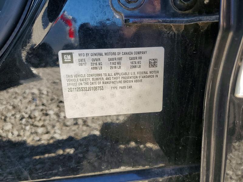 Продажа на аукционе авто 2018 Chevrolet Impala, vin: 2G1125S32J9108753, номер лота: 57366846