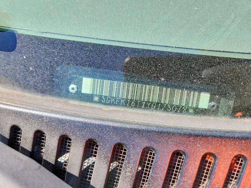 2000 Gmc Yukon Xl მანქანა იყიდება აუქციონზე, vin: 3GKFK16T1YG173078, აუქციონის ნომერი: 55465876