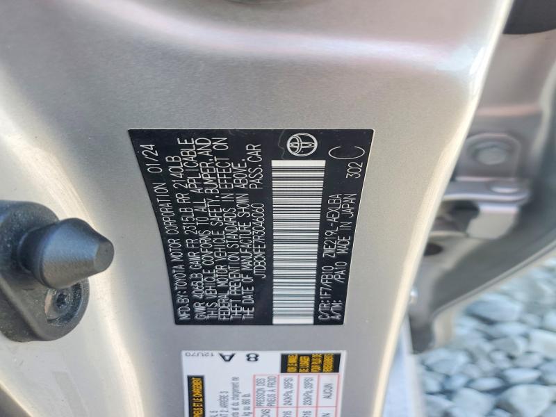 Aukcja sprzedaży 2024 Toyota Corolla Hybrid, vin: JTDBCMFE7R3046060, numer aukcji: 55511886