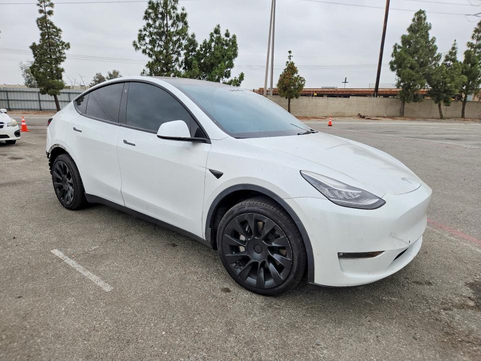 54956556 :رقم المزاد ، 5YJYGAEE6MF243747 vin ، 2021 Tesla Model Y مزاد بيع