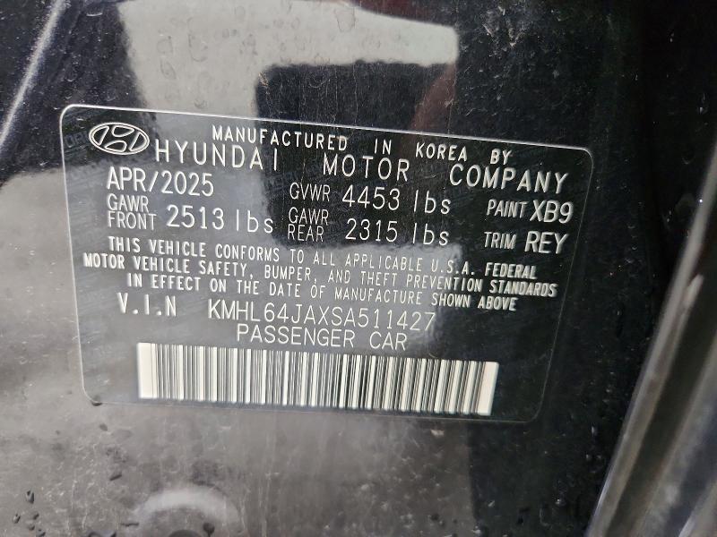 Продажа на аукционе авто 2025 Hyundai Sonata, vin: KMHL64JAXSA511427, номер лота: 57606266