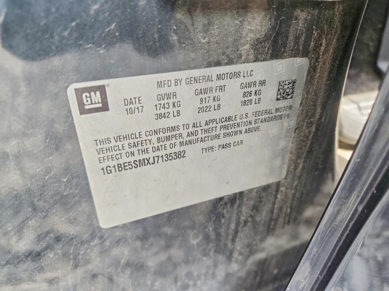 Aukcja sprzedaży 2018 Chevrolet Cruze, vin: 1G1BE5SMXJ7135382, numer aukcji: 55944106