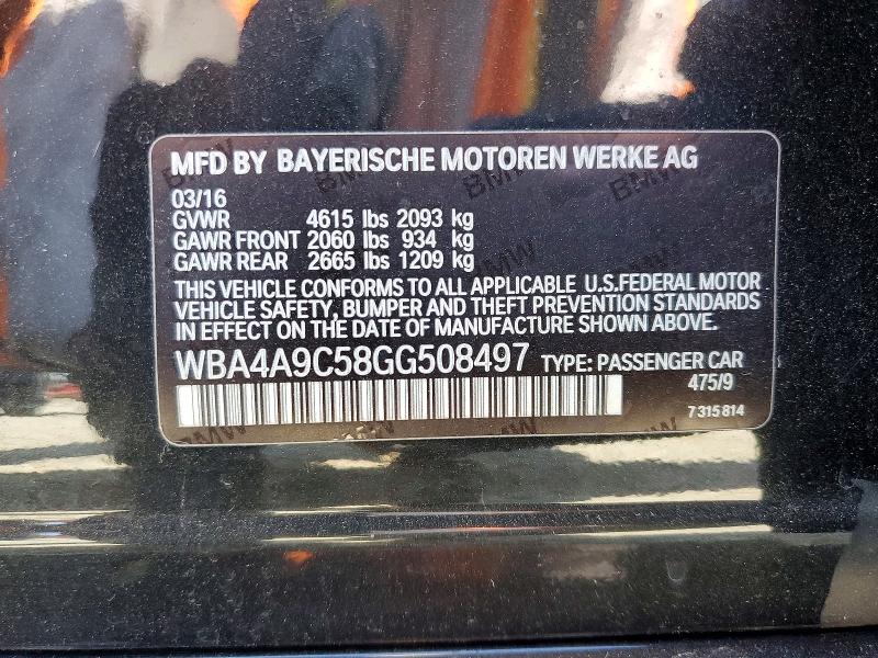 Продаж на аукціоні авто 2016 Bmw 428, vin: WBA4A9C58GG508497, номер лоту: 59019246