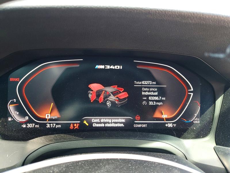 57169986 :رقم المزاد ، 3MW5U7J04N8C31222 vin ، 2022 Bmw M340i مزاد بيع