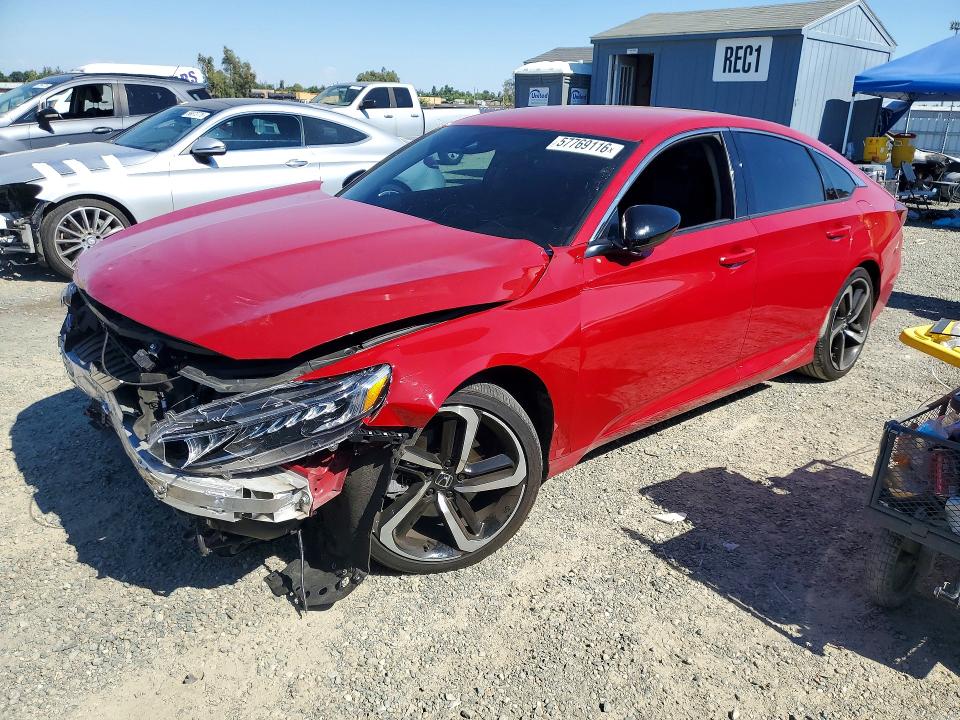 Aukcja sprzedaży 2022 Honda Accord, vin: 1HGCV1F41NA053209, numer aukcji: 57769116