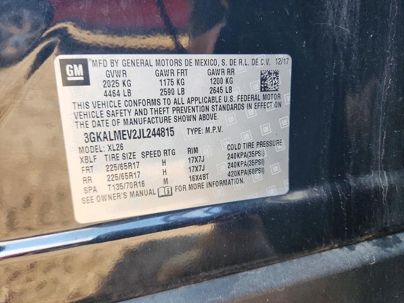 Продаж на аукціоні авто 2018 Gmc Terrain, vin: 3GKALMEV2JL244815, номер лоту: 54549656