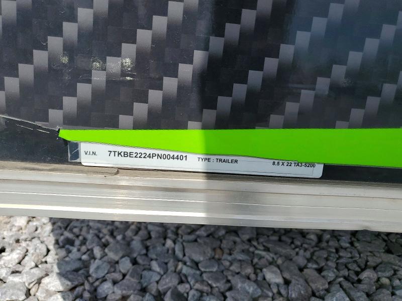 2025 Utility Trailer Trailer მანქანა იყიდება აუქციონზე, vin: 7TKBE2224PN004401, აუქციონის ნომერი: 54064546