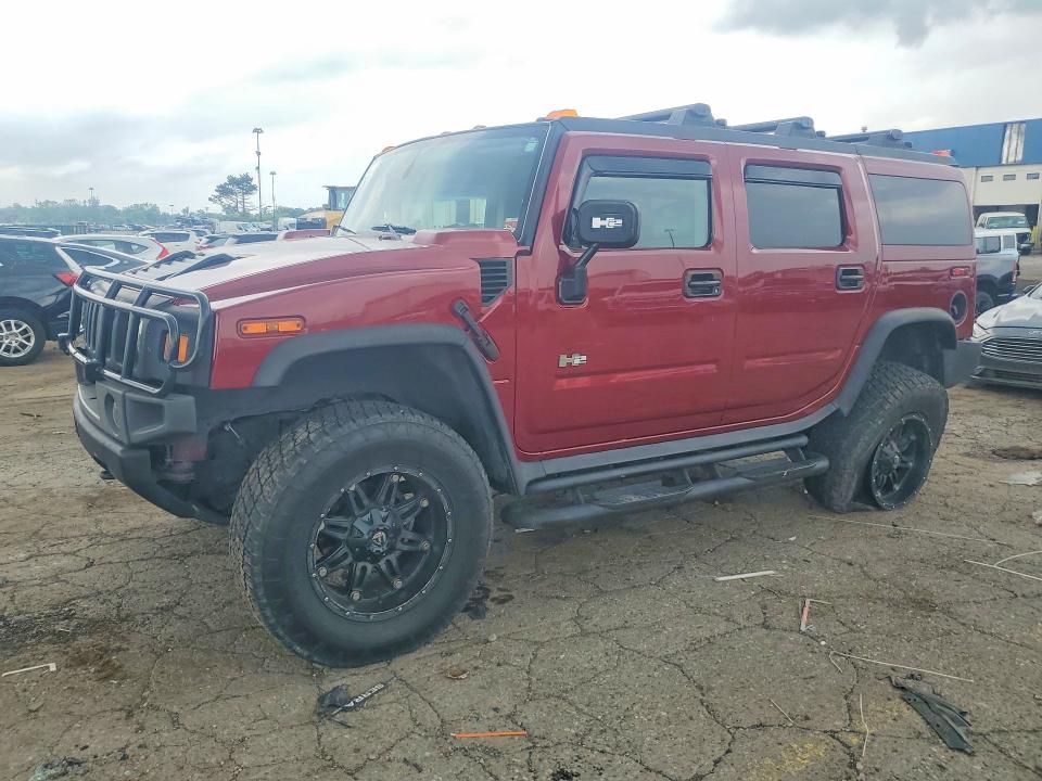 2004 Hummer H2 მანქანა იყიდება აუქციონზე, vin: 5GRGN23UX4H111221, აუქციონის ნომერი: 55952736