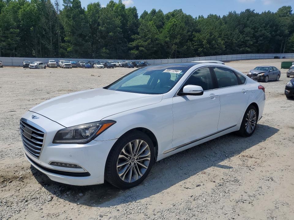 2017 Genesis G80 მანქანა იყიდება აუქციონზე, vin: KMHGN4JEXHU176281, აუქციონის ნომერი: 58977296