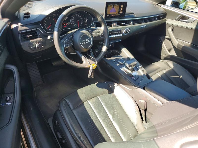 2018 Audi A5 მანქანა იყიდება აუქციონზე, vin: WAUNNAF55JA082171, აუქციონის ნომერი: 57519406