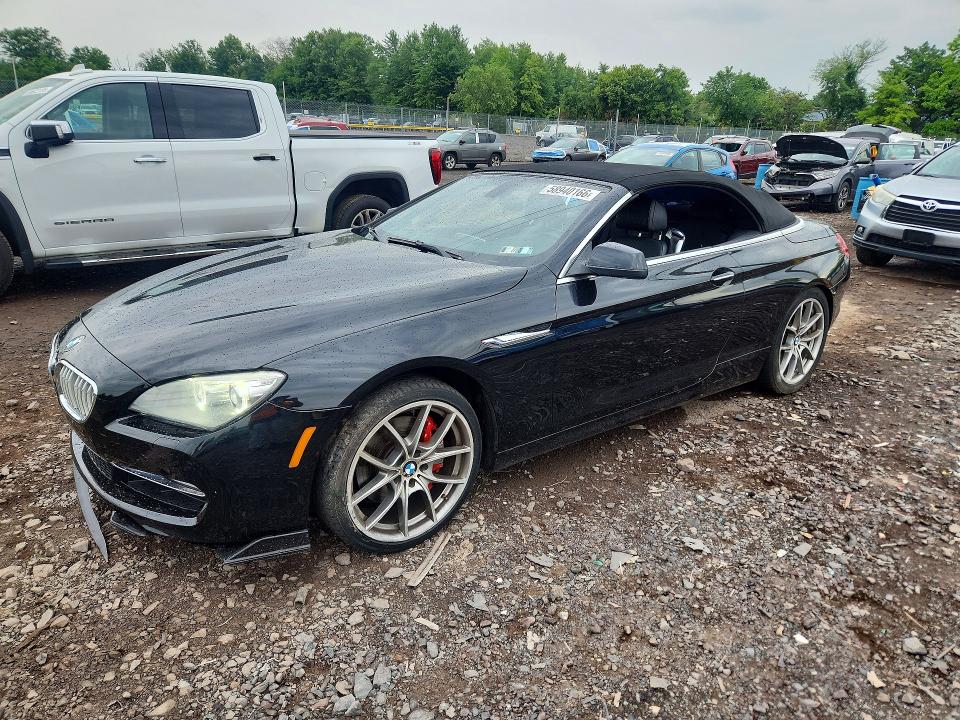 2012 Bmw 650 მანქანა იყიდება აუქციონზე, vin: WBALZ3C54CDL72916, აუქციონის ნომერი: 58940166