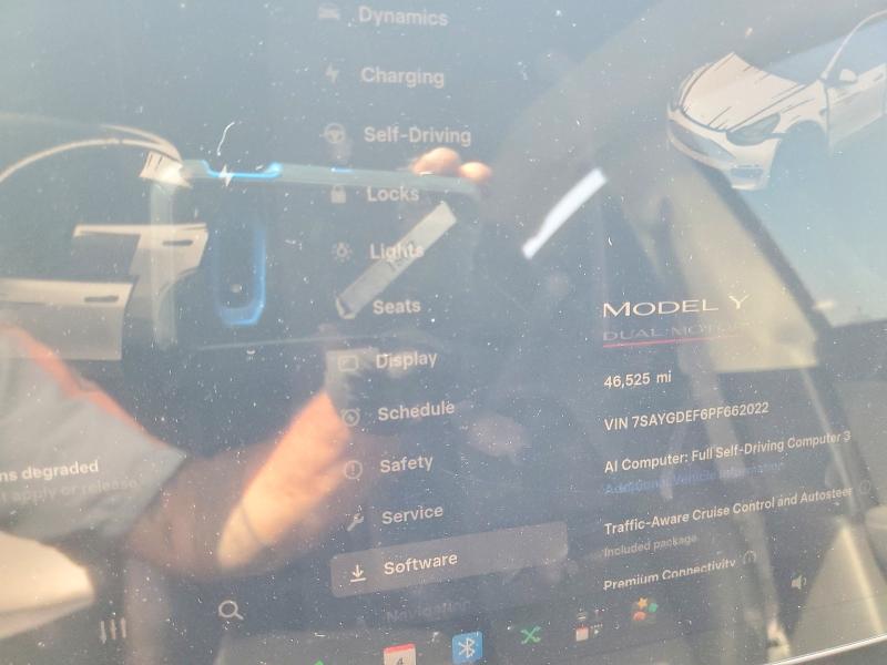 55838686 :رقم المزاد ، 7SAYGDEF6PF662022 vin ، 2023 Tesla Model Y مزاد بيع