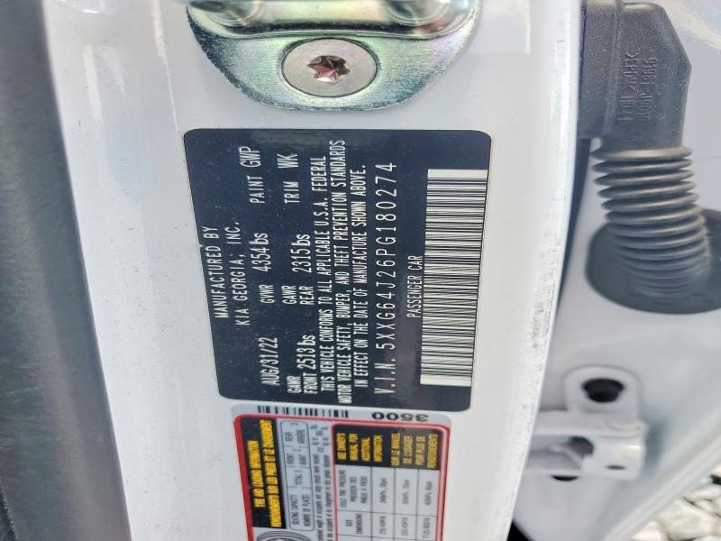 Aukcja sprzedaży 2023 Kia K5, vin: 5XXG64J26PG180274, numer aukcji: 57225006