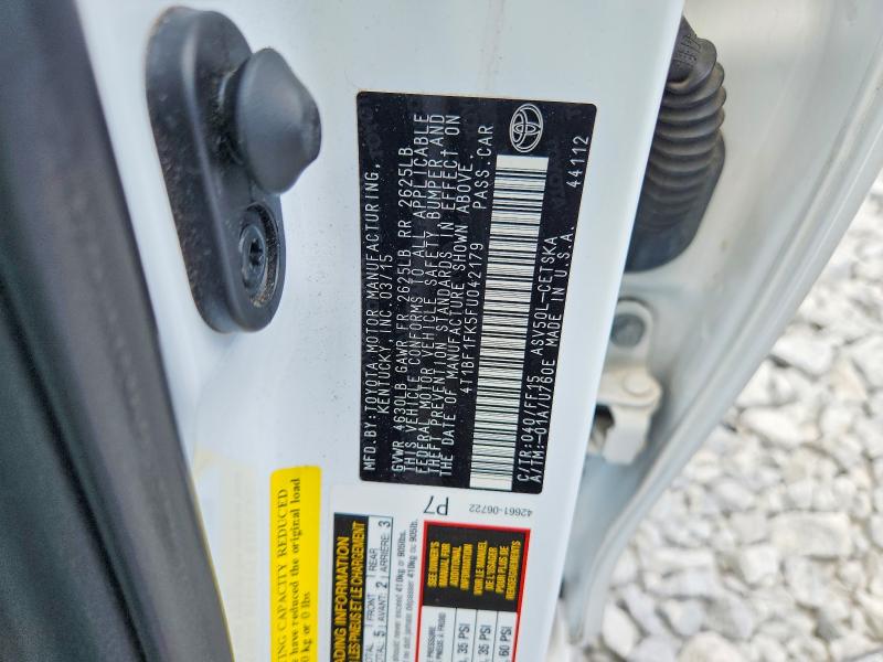 Aukcja sprzedaży 2015 Toyota Camry, vin: 4T1BF1FK5FU042179, numer aukcji: 85452345