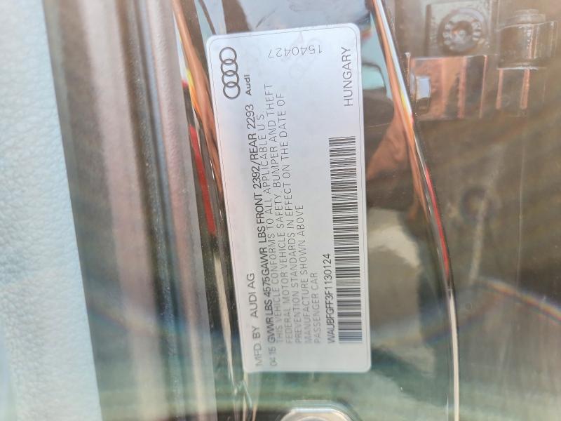 Auction sale of the 2015 Audi A3, vin: WAUBFGFF3F1130124, lot number: 58239406