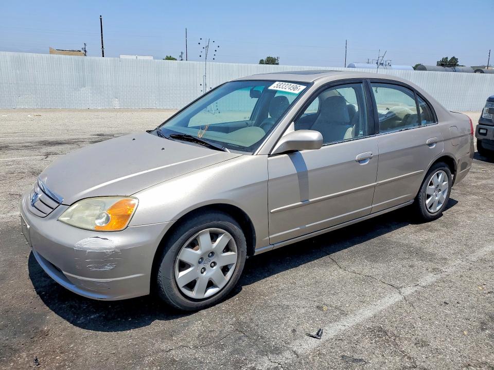 Продаж на аукціоні авто 2001 Honda Civic, vin: 2HGES26781H543787, номер лоту: 58332496