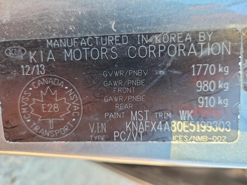 Продажа на аукционе авто 2014 Kia Forte, vin: KNAFX4A80E5199303, номер лота: 58469616
