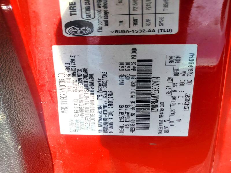 56140516 :رقم المزاد ، 1ZVBP8AM7E5302414 vin ، 2014 Ford Mustang مزاد بيع