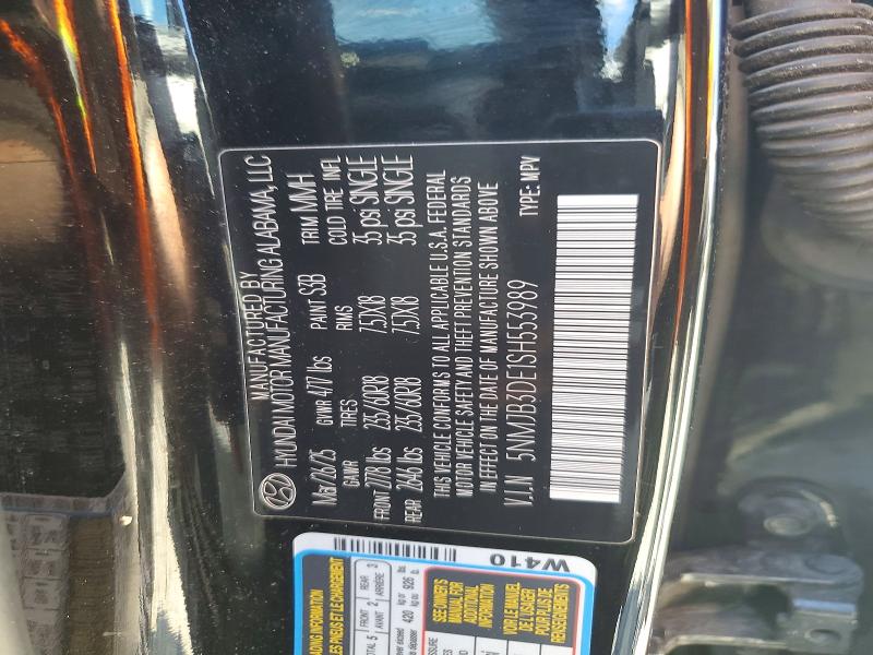 2025 Hyundai Tucson მანქანა იყიდება აუქციონზე, vin: 5NMJB3DE1SH553989, აუქციონის ნომერი: 57869936